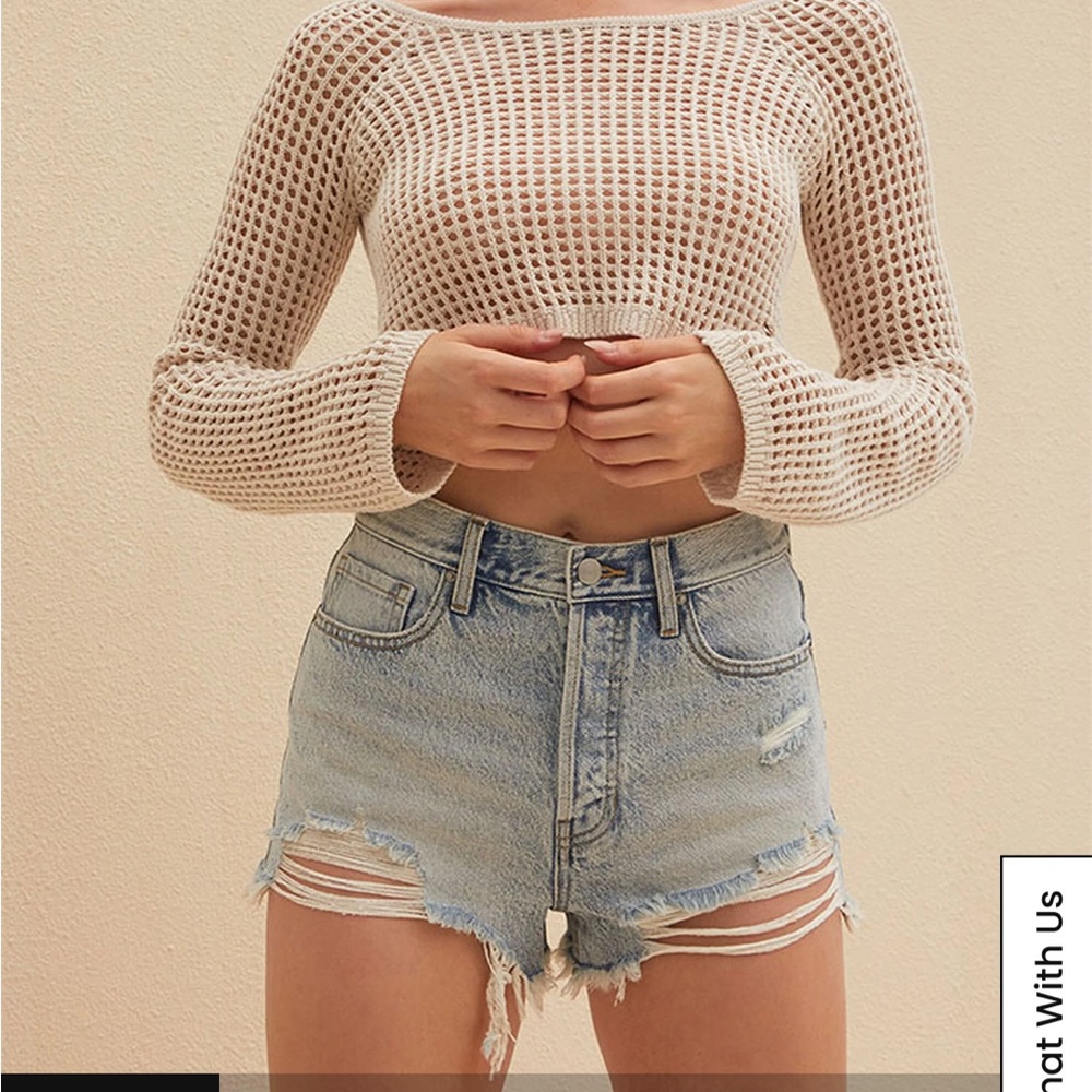 PacSun Vintage High Rise Denim Shorts